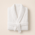 peignoir de bain effet velours