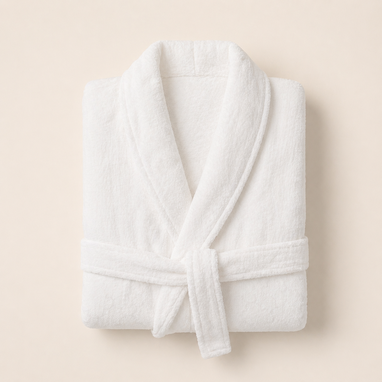 peignoir de bain effet velours